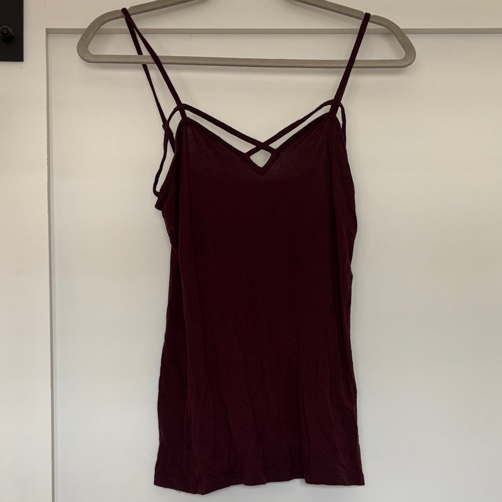 Urban Heritage - Burgundy Strappy Camisole
